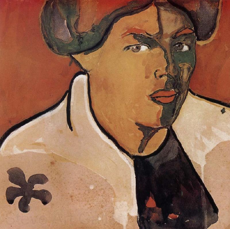Kasimir Malevich The Portrait of Character Norge oil painting art
